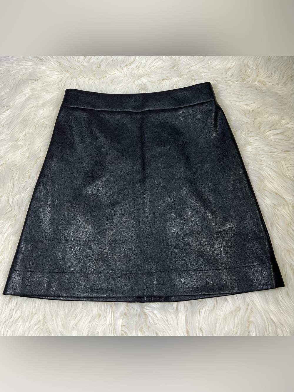 J.Crew Re-Imagined Faux Leather A-Line Skirt – Size 4